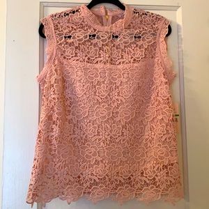 Pink/peach Lace Top